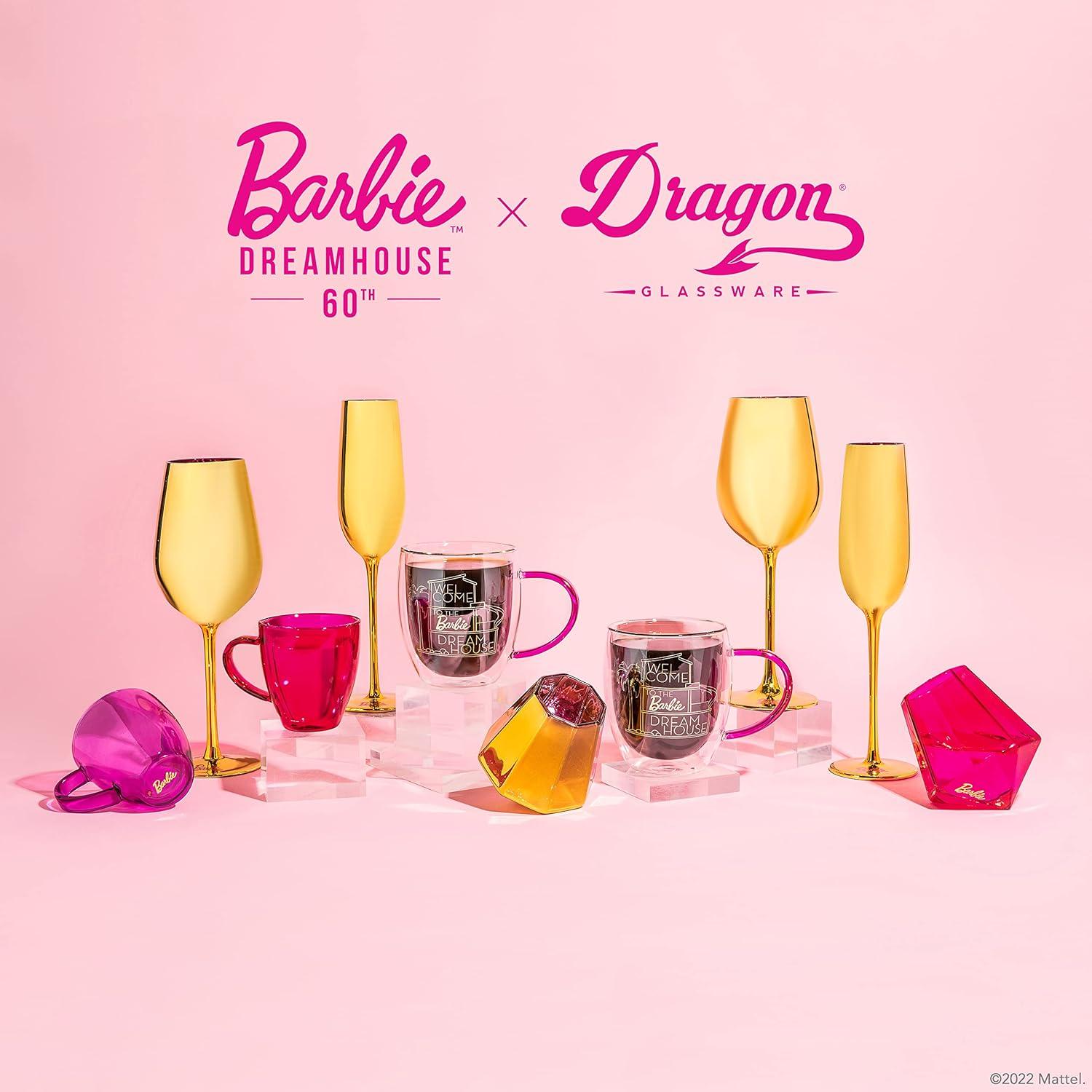 Juego de 2 Copas de Vino Dragon Glassware Barbie 0.49 kg