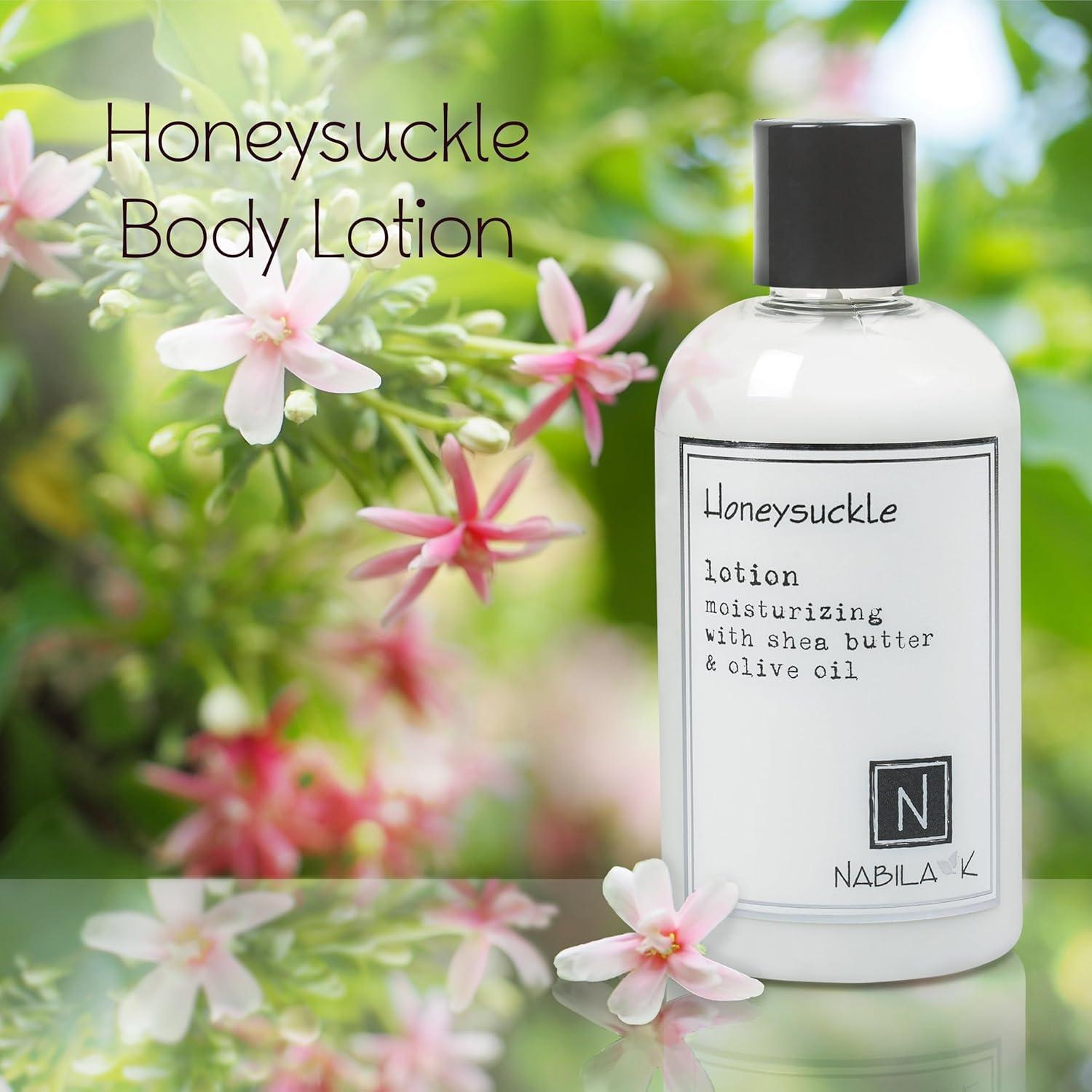 Loción Corporal Nabila K Madreselva 226.8 g - Hidratante Natural