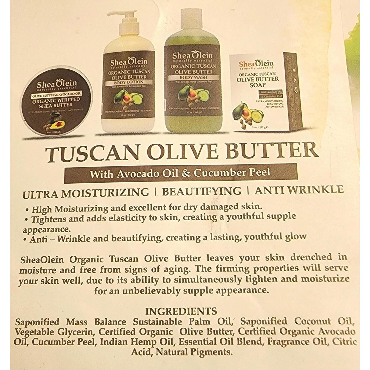 Manteca Corporal Ultra Hidratante Shea Olein 396g - Oliva y Aguacate