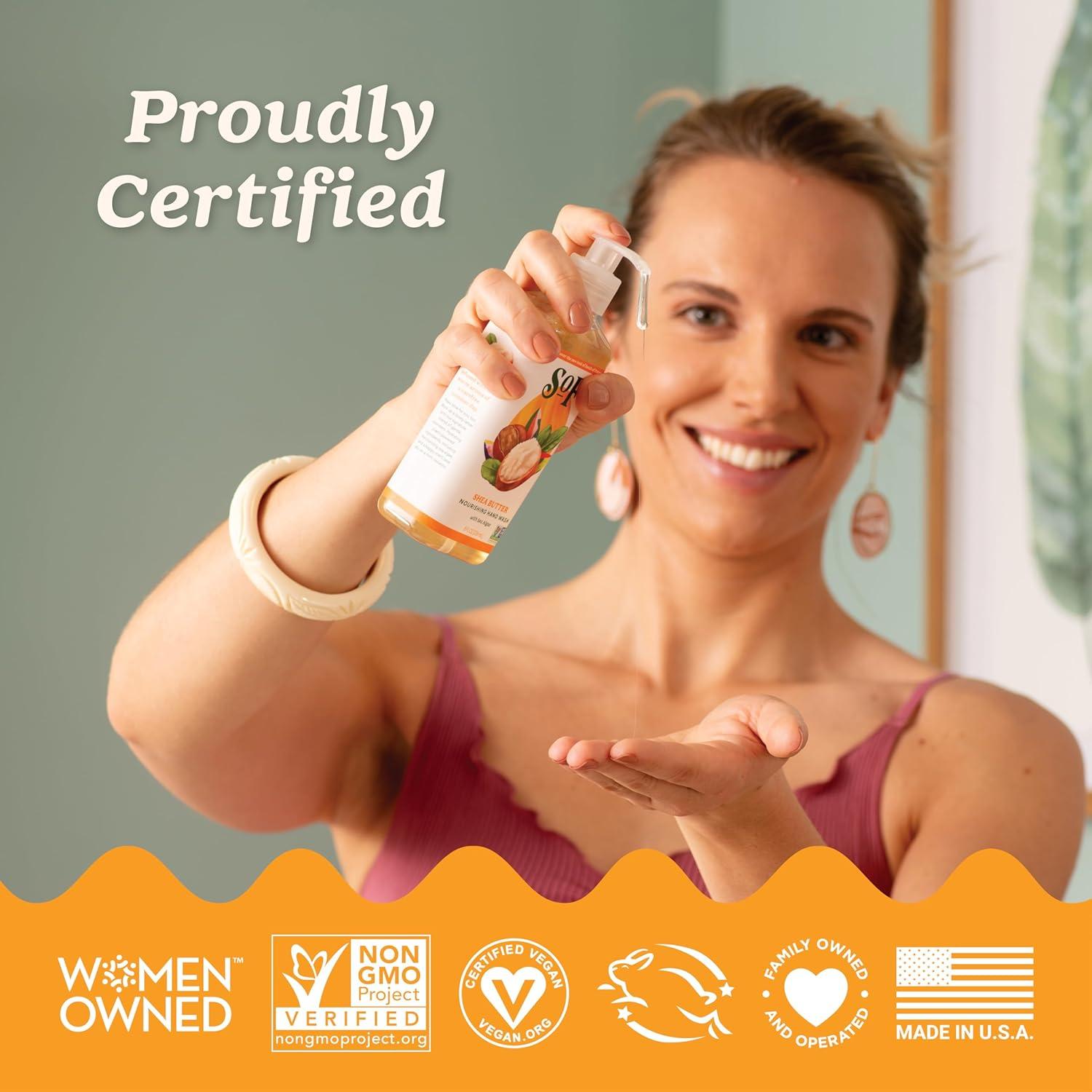 Jabón de Manos Nutritivo SoF Manteca de Karité 6x227g