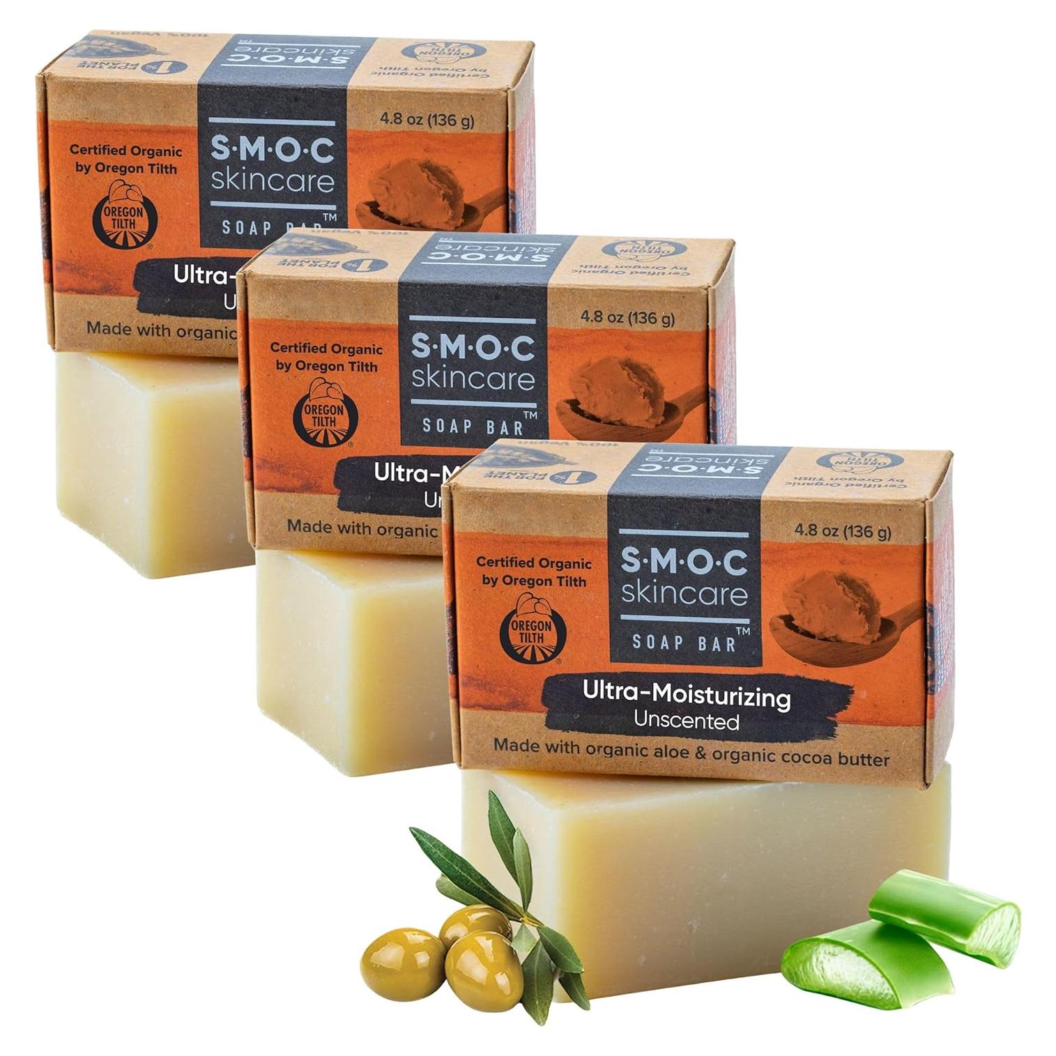 Jabón Ultra Hidratante Orgánico Maximum para Piel Seca y Eczema - 3 Unidades