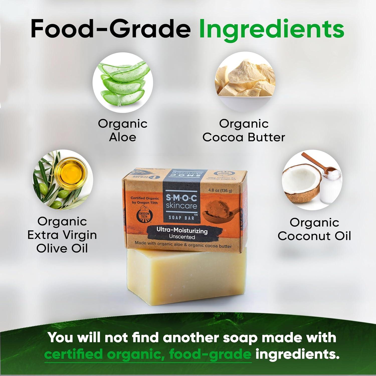 Jabón Ultra Hidratante Orgánico Maximum para Piel Seca y Eczema - 3 Unidades