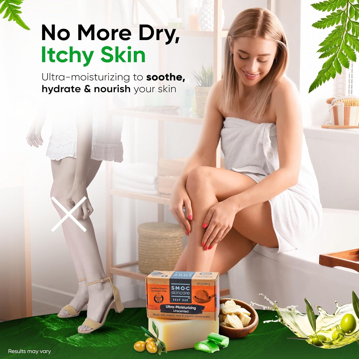 Jabón Ultra Hidratante Orgánico Maximum para Piel Seca y Eczema - 3 Unidades