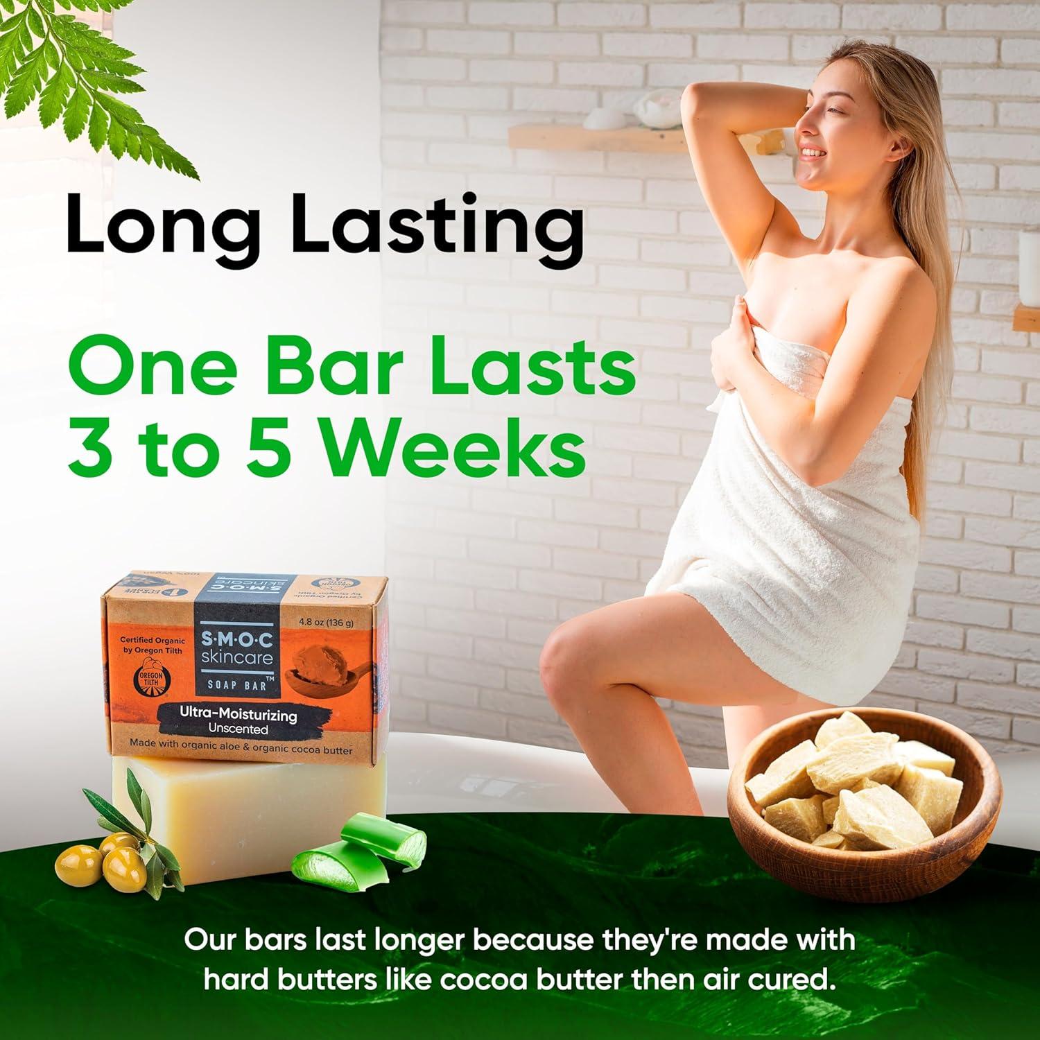 Jabón Ultra Hidratante Orgánico Maximum para Piel Seca y Eczema - 3 Unidades