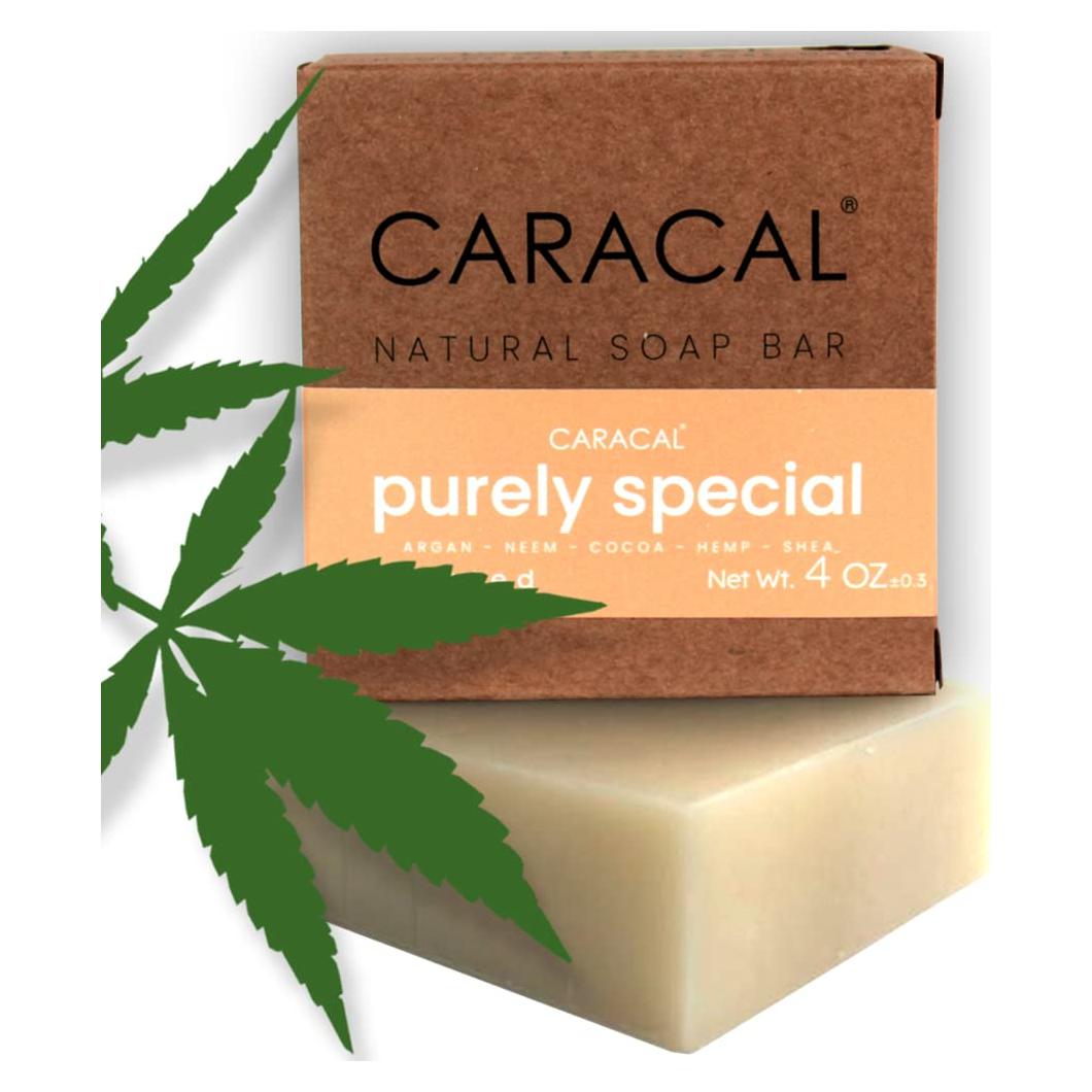 Jabón Natural Puromente Especial Caracal 113g Sin Fragancia