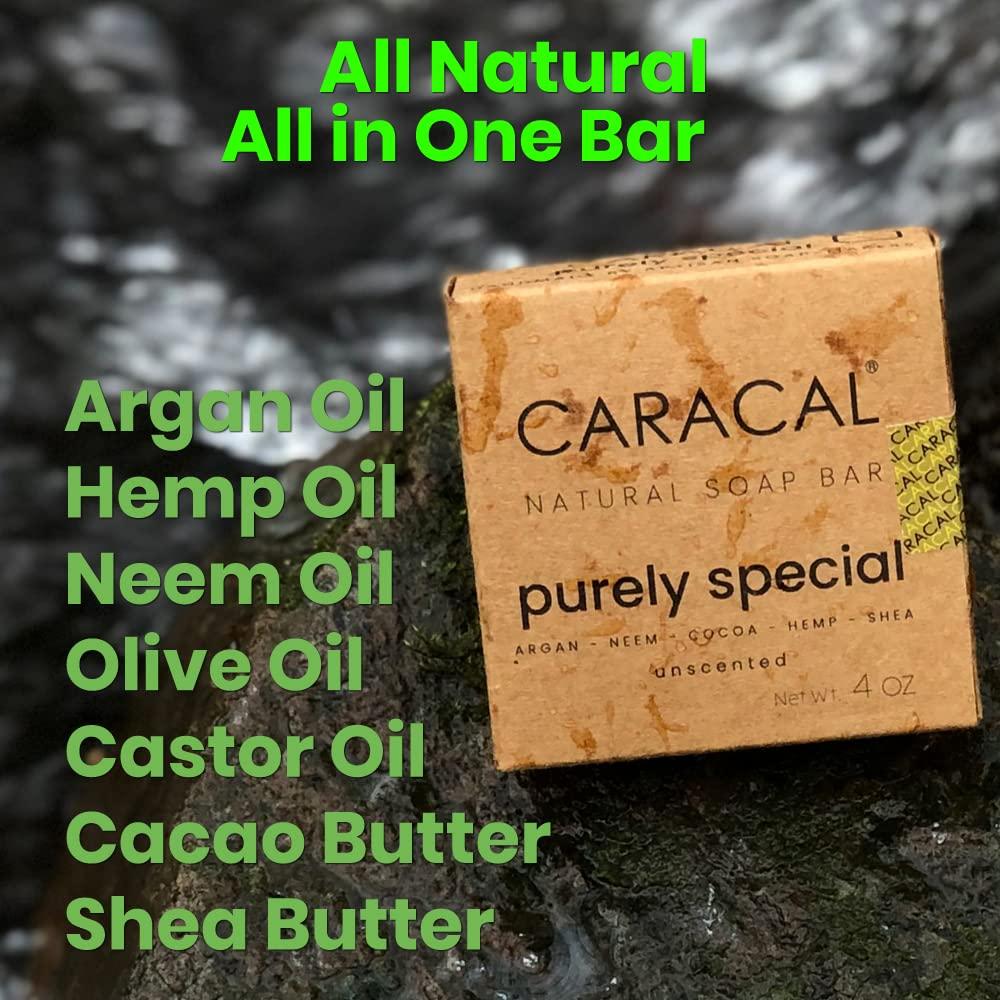 Jabón Natural Puromente Especial Caracal 113g Sin Fragancia