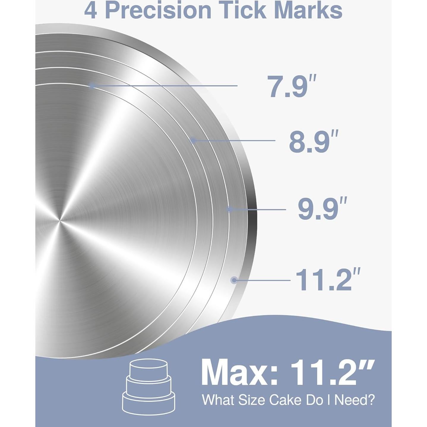 Soporte Giratorio para Pasteles Puroma 30 cm Antideslizante