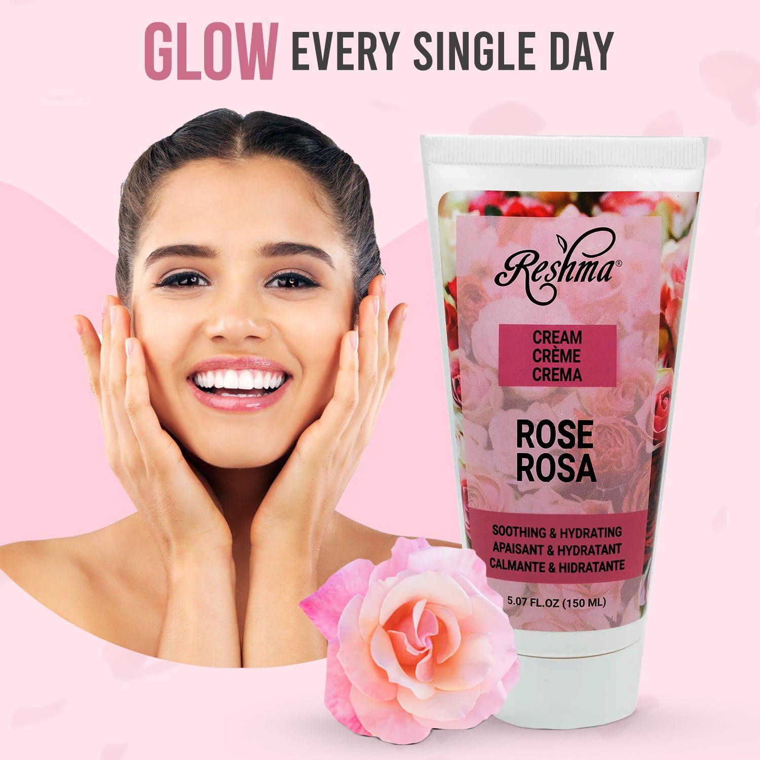 Crema Hidratante Reshma Beauty 150 ml con Aceite de Rosa