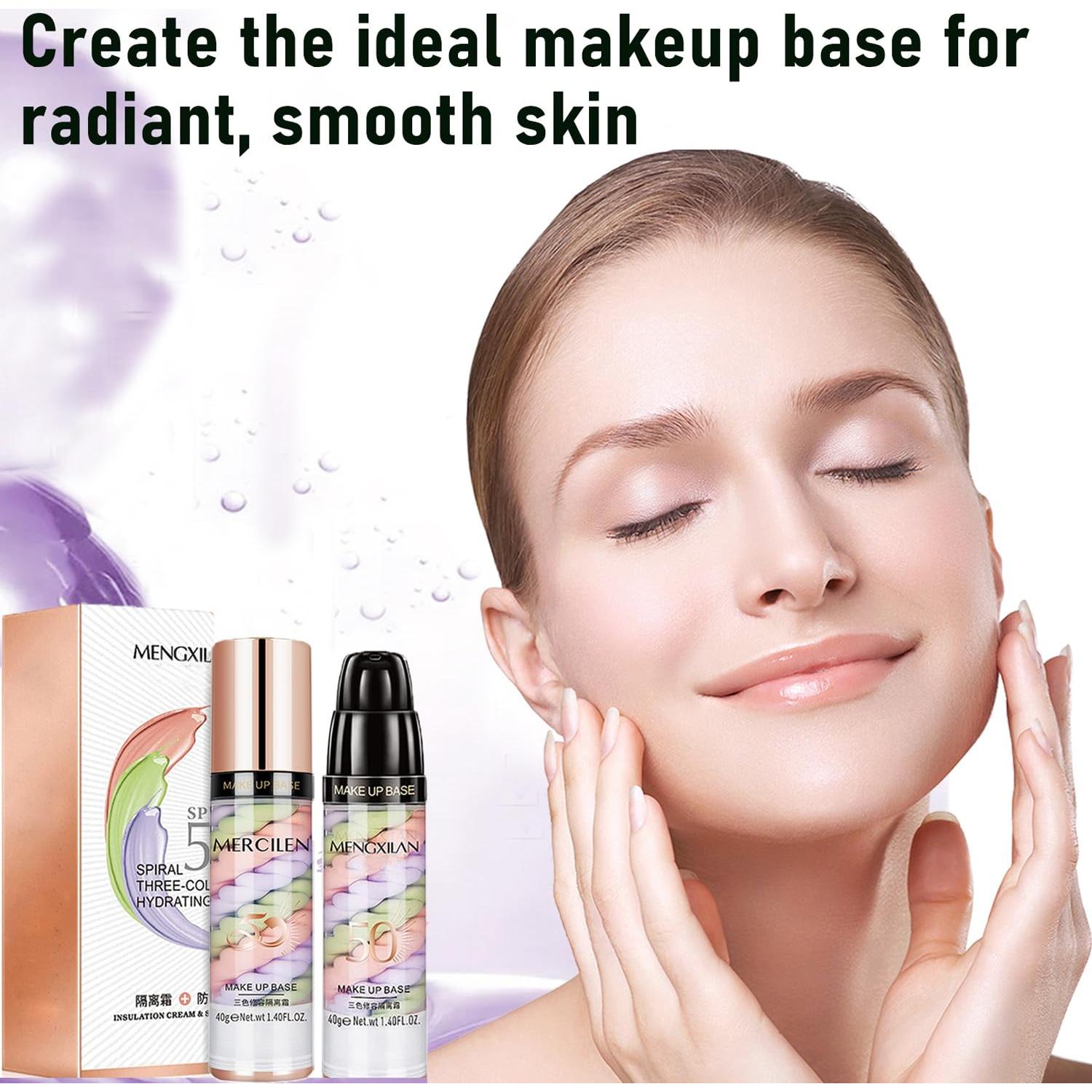 Primer Corrector de Color Yishifa 3 en 1 Hidratante Facial