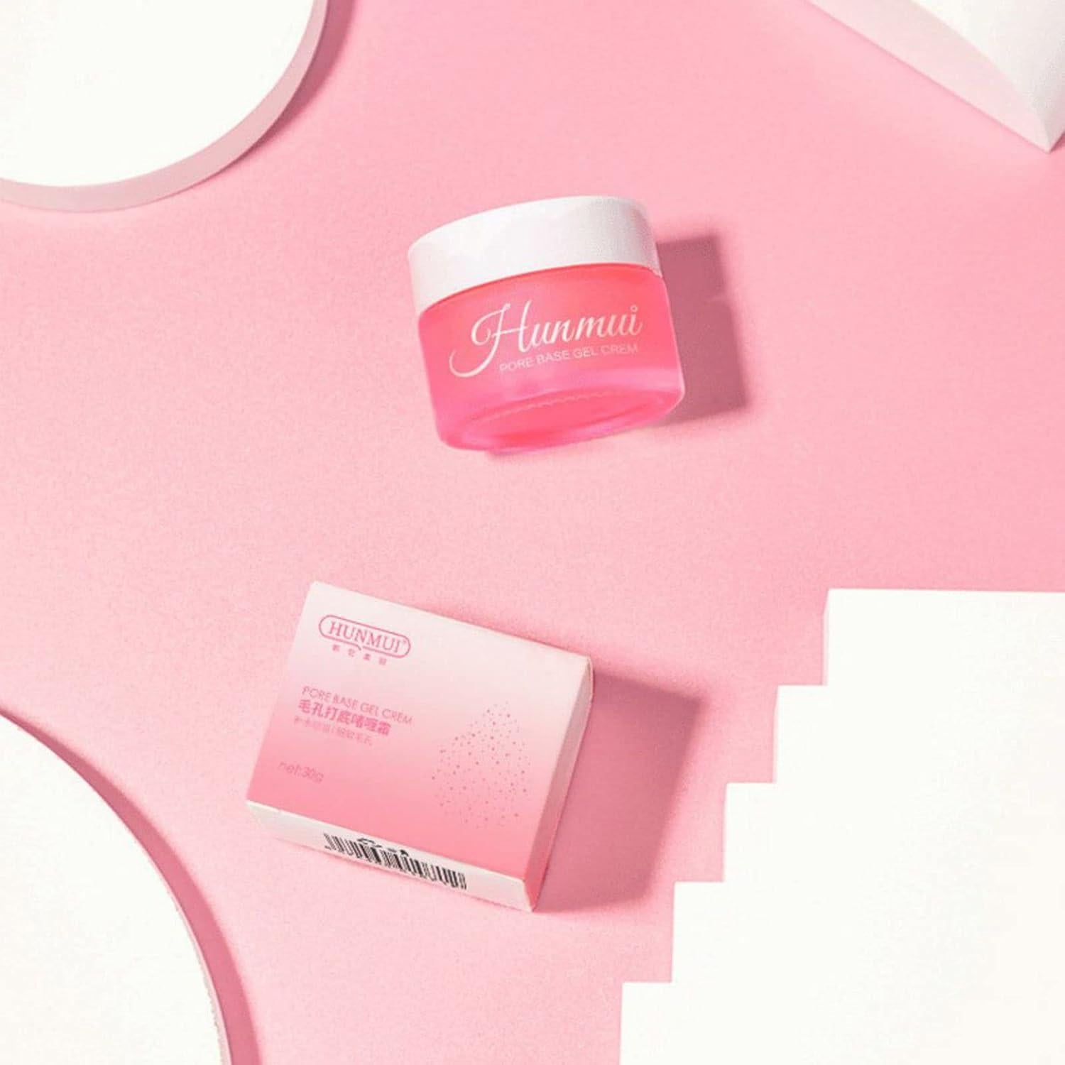 Base de Maquillaje Gel Crema Hunmui 30ml Hidratante para Poros