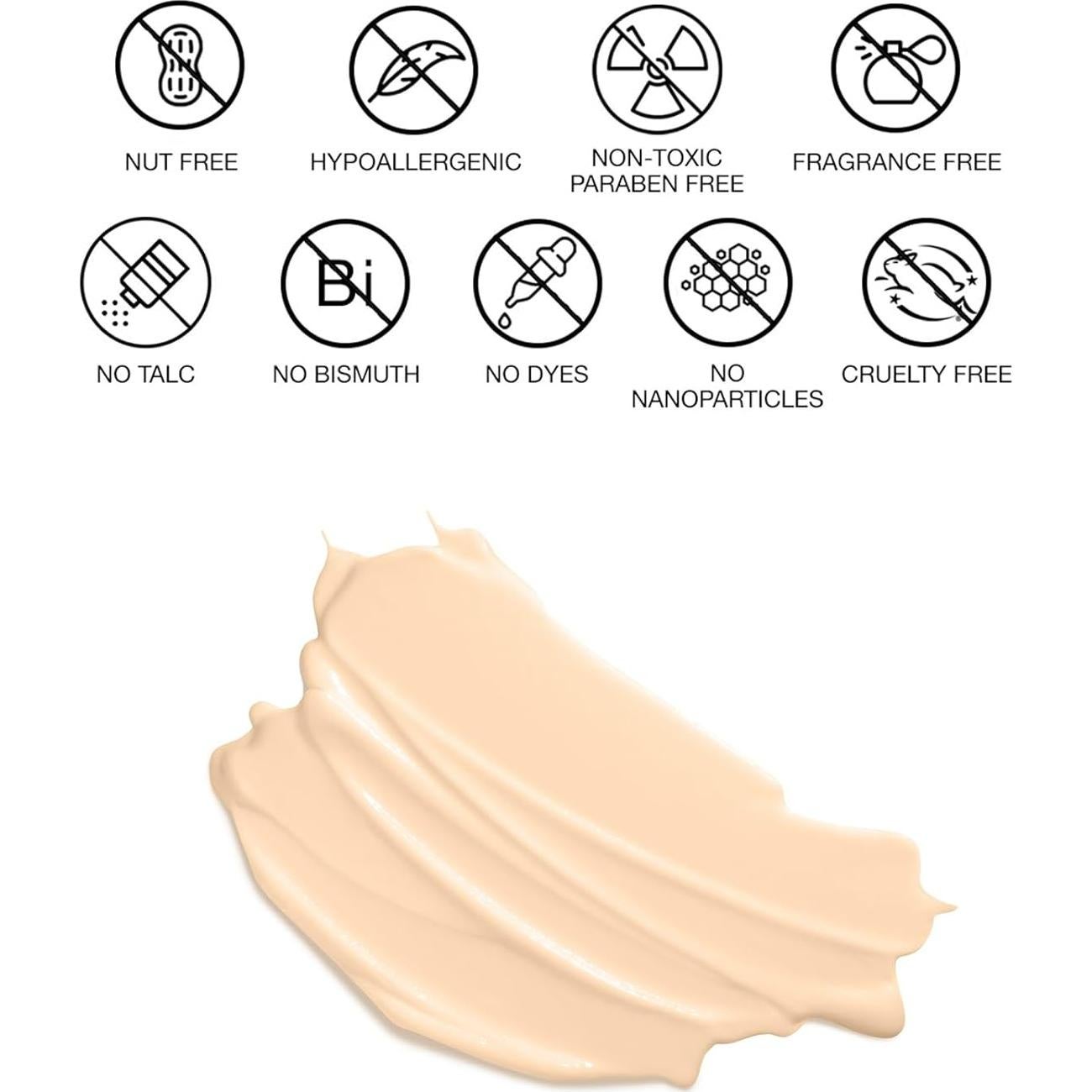 Base de Maquillaje BellaPierre 8.5g Hipoalergénica y Libre de Crueldad