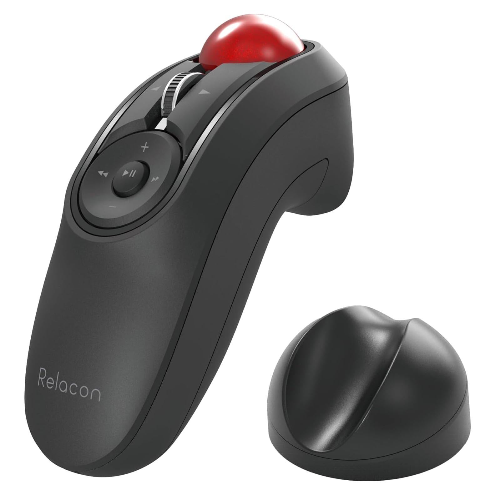 Ratón Trackball ELECOM Relacon Bluetooth 10 Botones Ergonómico