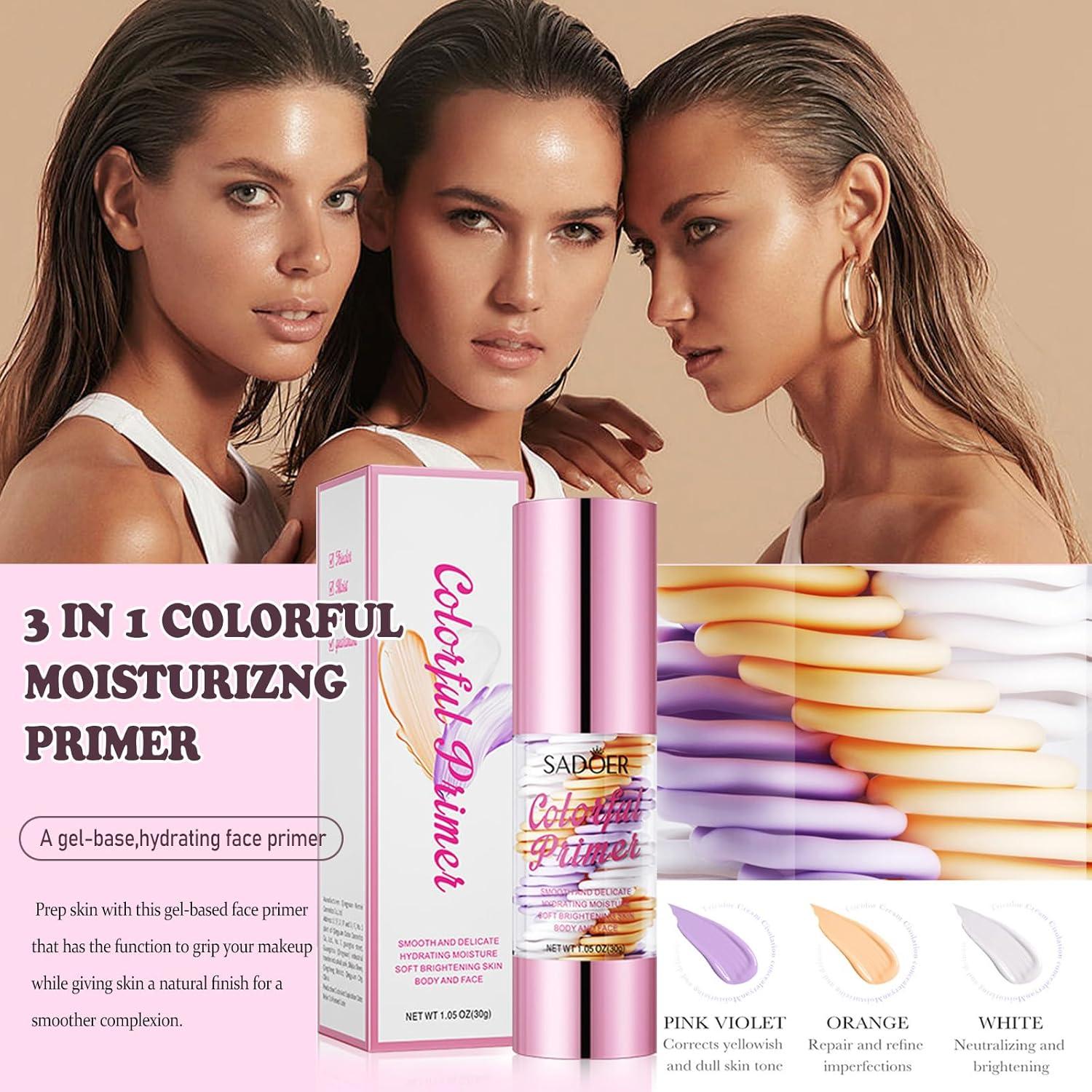 Primer Hidratante 3 en 1 Miniling para Maquillaje 81g