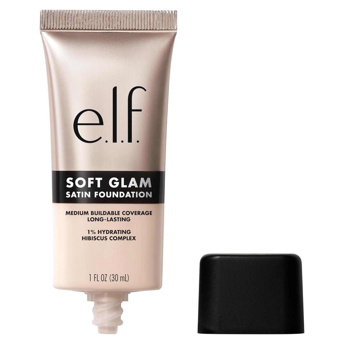 Base Satinada Glamour Suave e.l.f. 10 Justo Frío 40g