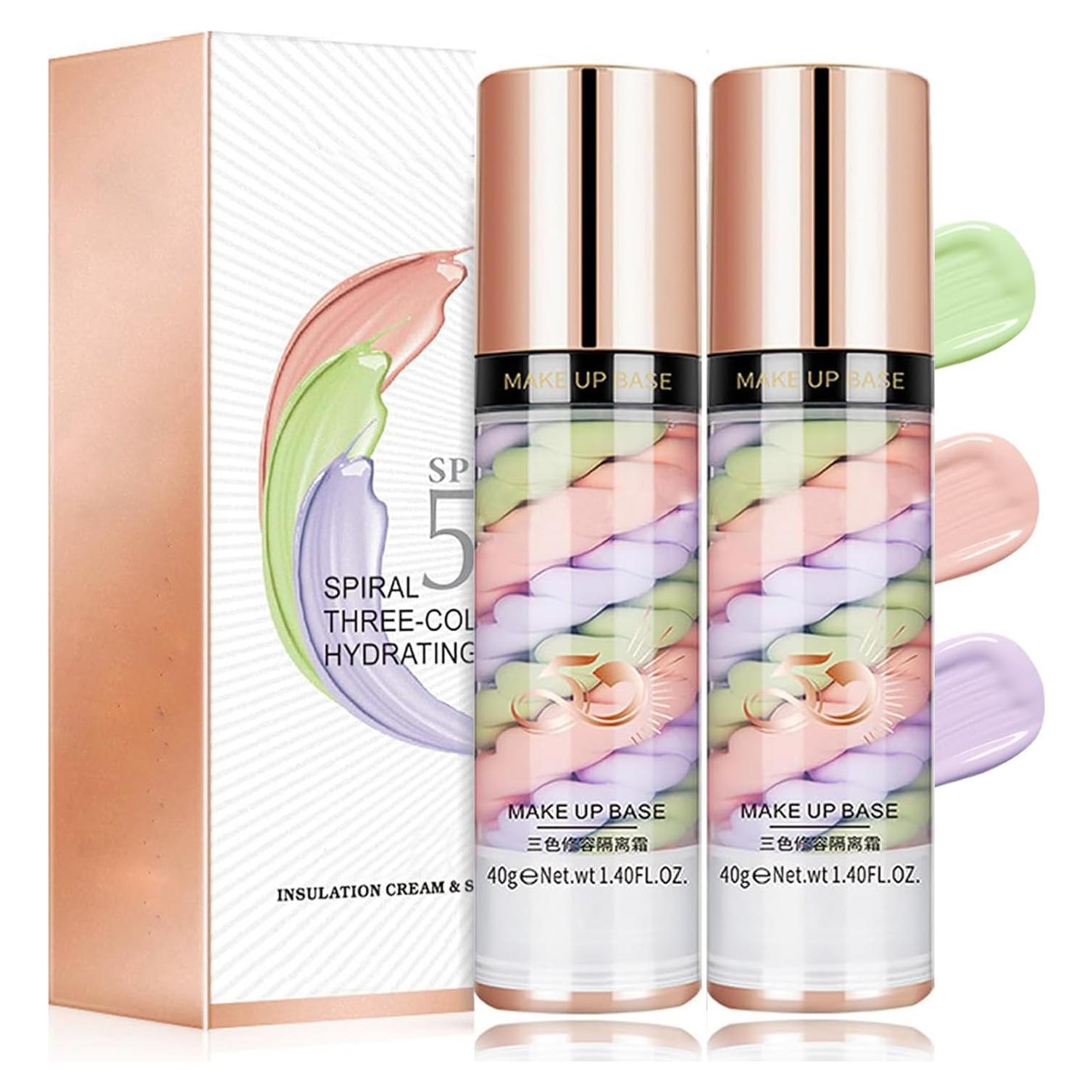 Primer Facial Hidratante Skynest 160ml 3 en 1 Color Corrector