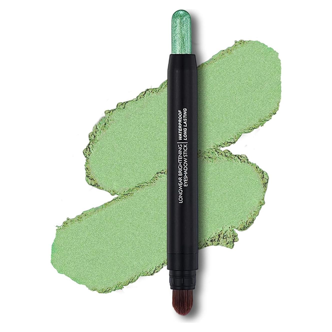 Lápiz de Sombra de Ojos Melsintern Verde Oliva 12 Colores Mate y Brillante