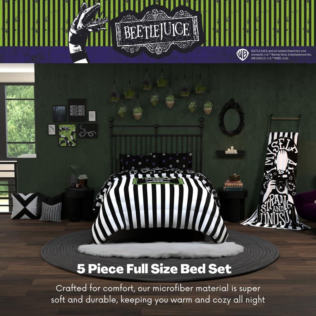 Juego de Cama Beetlejuice Franco 5 Piezas Completo