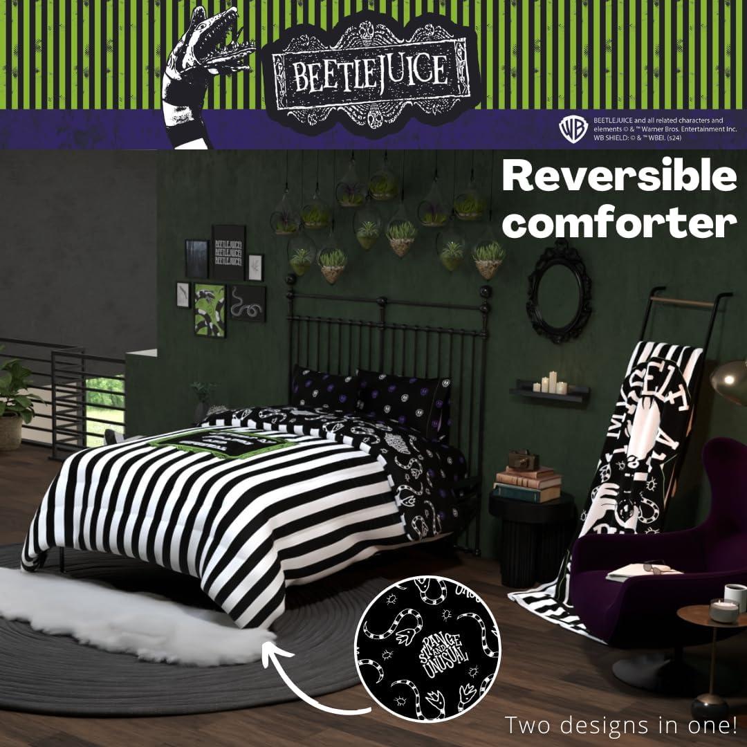 Juego de Cama Beetlejuice Franco 5 Piezas Completo