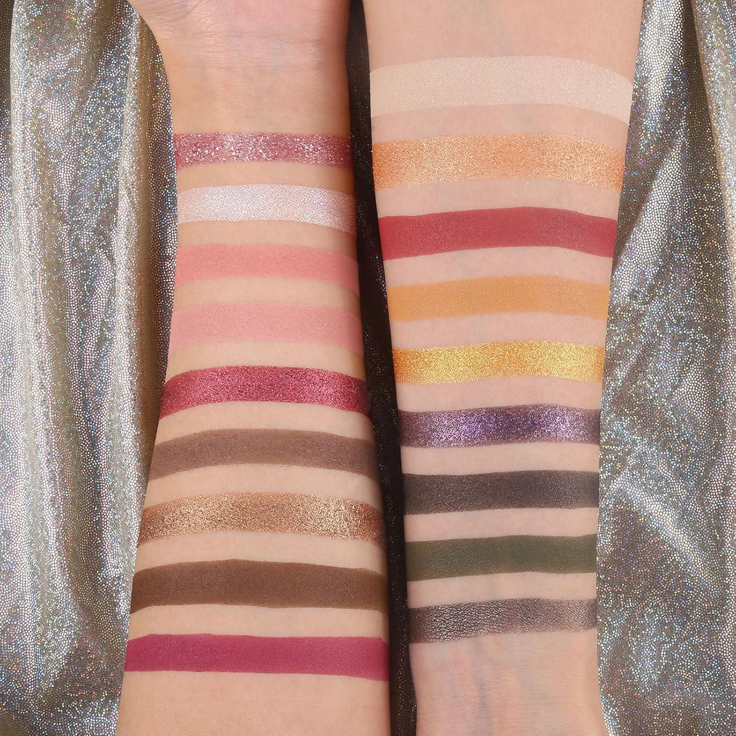 Paleta de Sombras de Ojos Prism Makeup 18 Colores Mate y Brillo