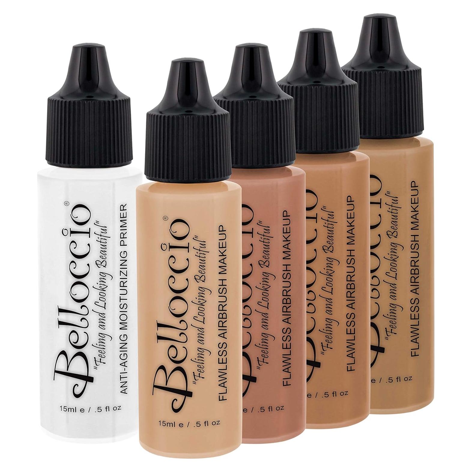 Conjunto de Fondos de Maquillaje Belloccio - 4 Tonos Medios 14.79 ml