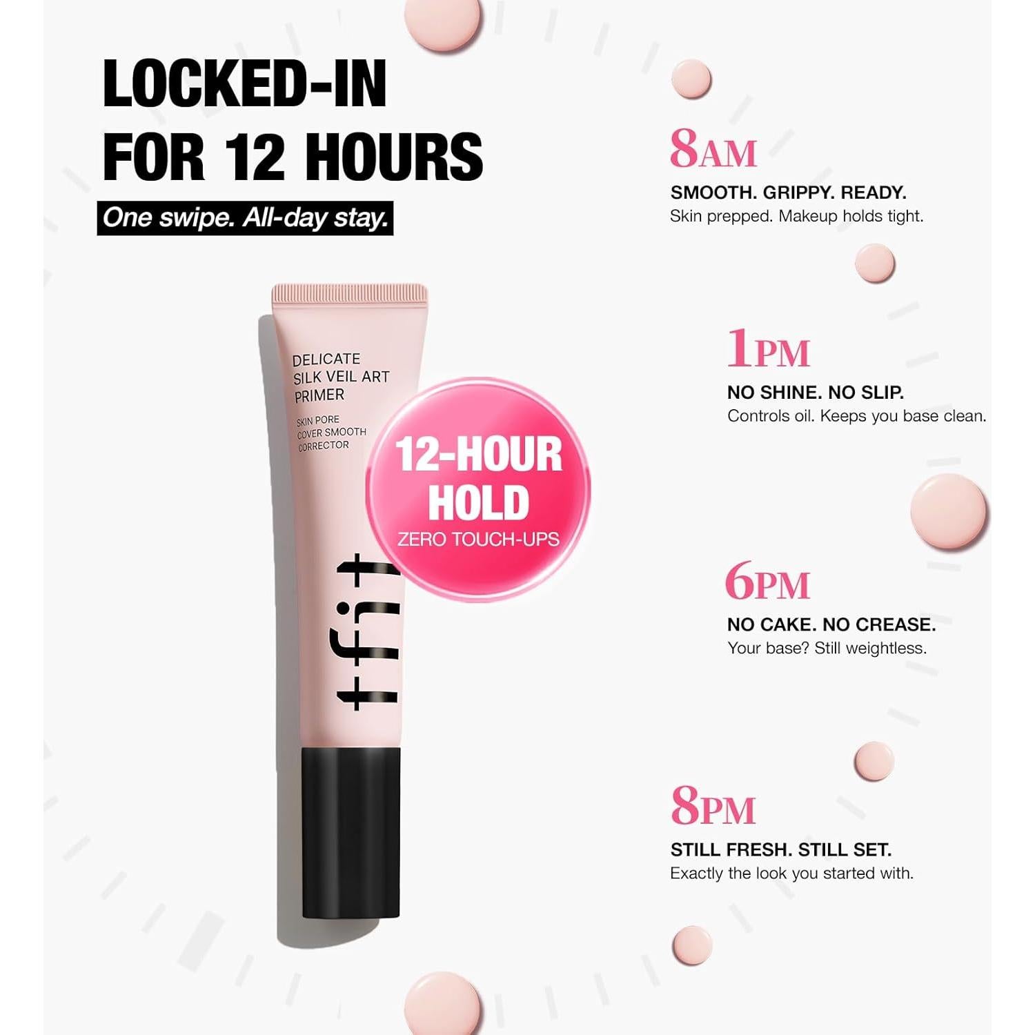 Primer Facial TFIT Delicate Silk Veil Art 30 ml - Hidratante y Sin Poros