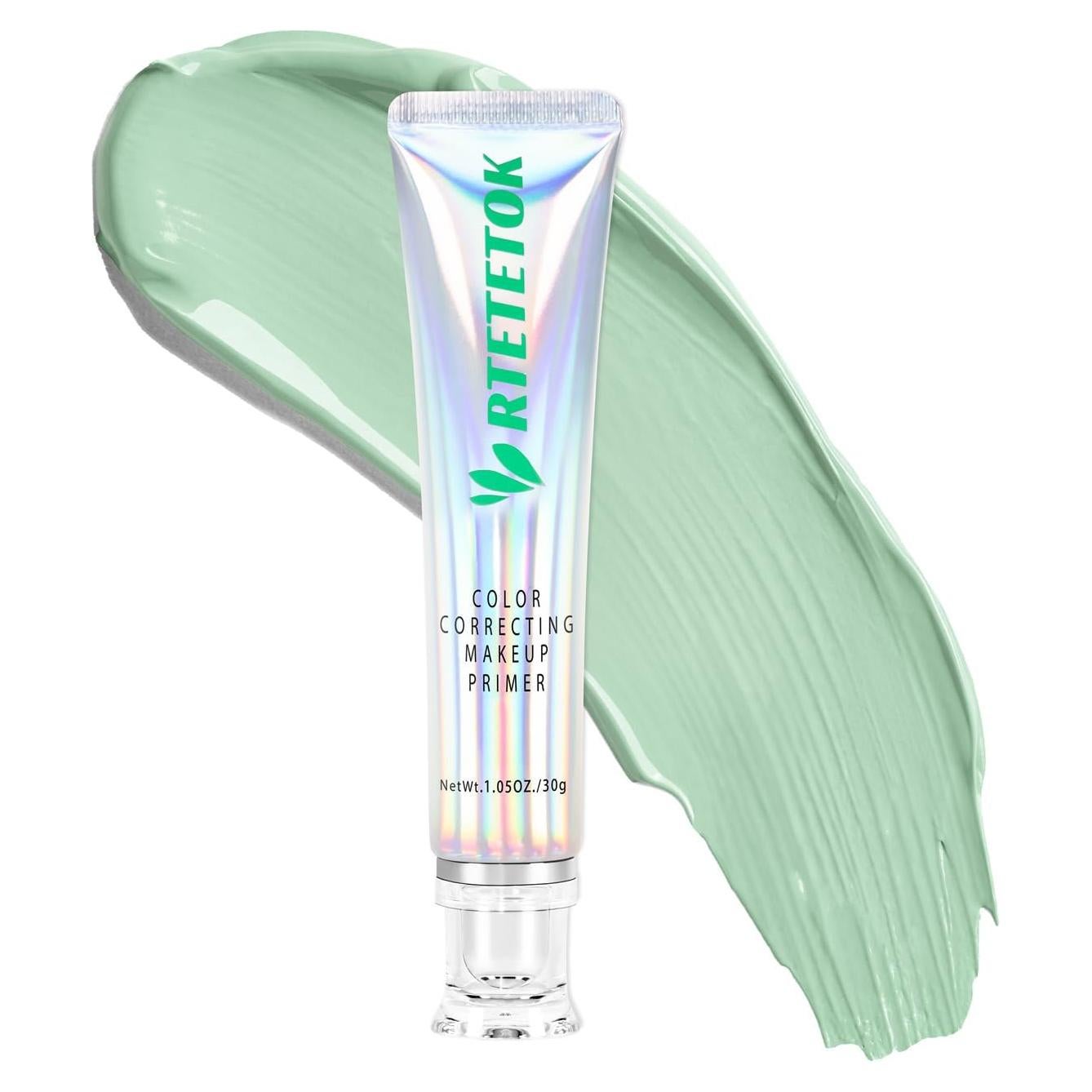 Corrector de Color Verde RTETETOK para Enrojecimiento Facial 40g