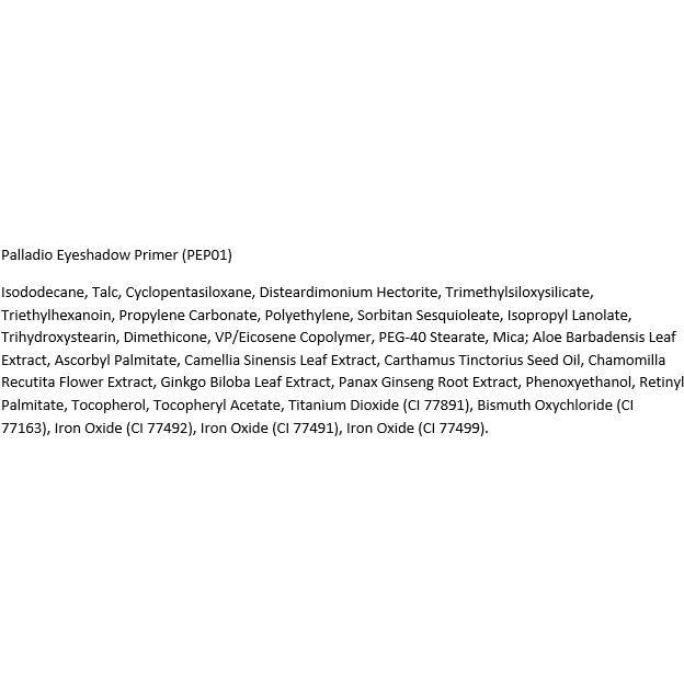 Pimer de Fundación Ligero Palladio con Aloe Vera 19.1g