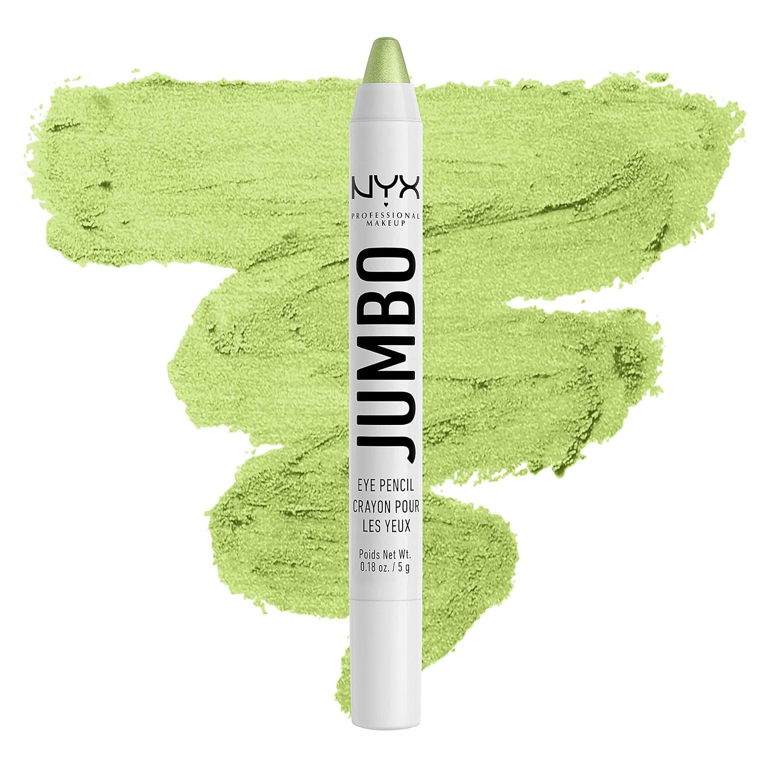 Lápiz de Ojos Jumbo NYX Matcha Verde 12.5 cm - Delineador y Sombra