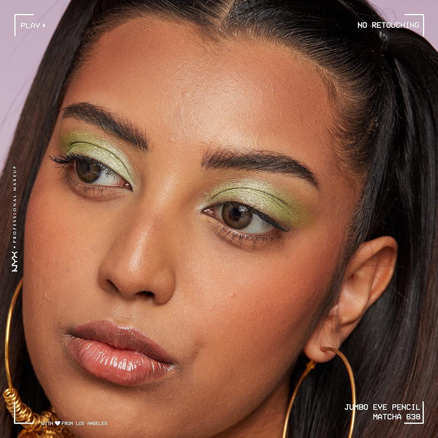 Lápiz de Ojos Jumbo NYX Matcha Verde 12.5 cm - Delineador y Sombra