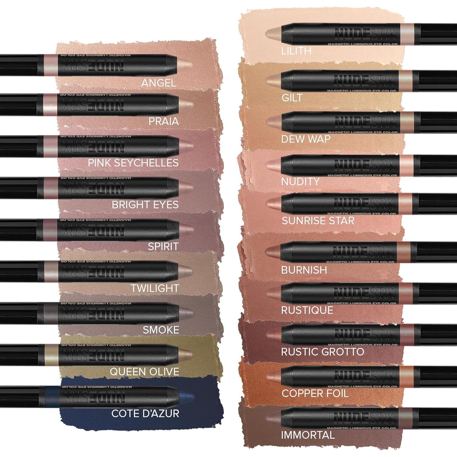 Lápiz de Color Nudestix Rocío Wap - Sombra, Delineador y Prebase