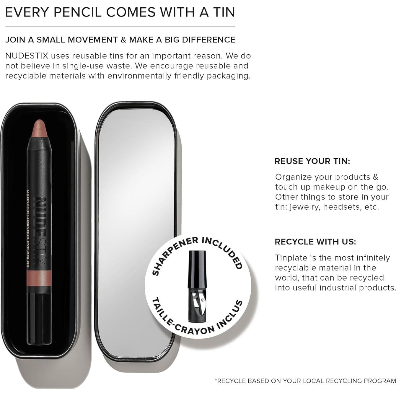 Lápiz de Color Nudestix Rocío Wap - Sombra, Delineador y Prebase