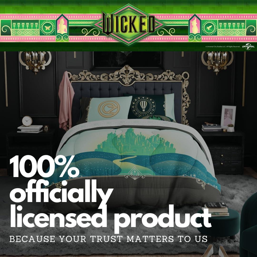 Juego de Ropa de Cama Twin Franco Wicked 4 Piezas