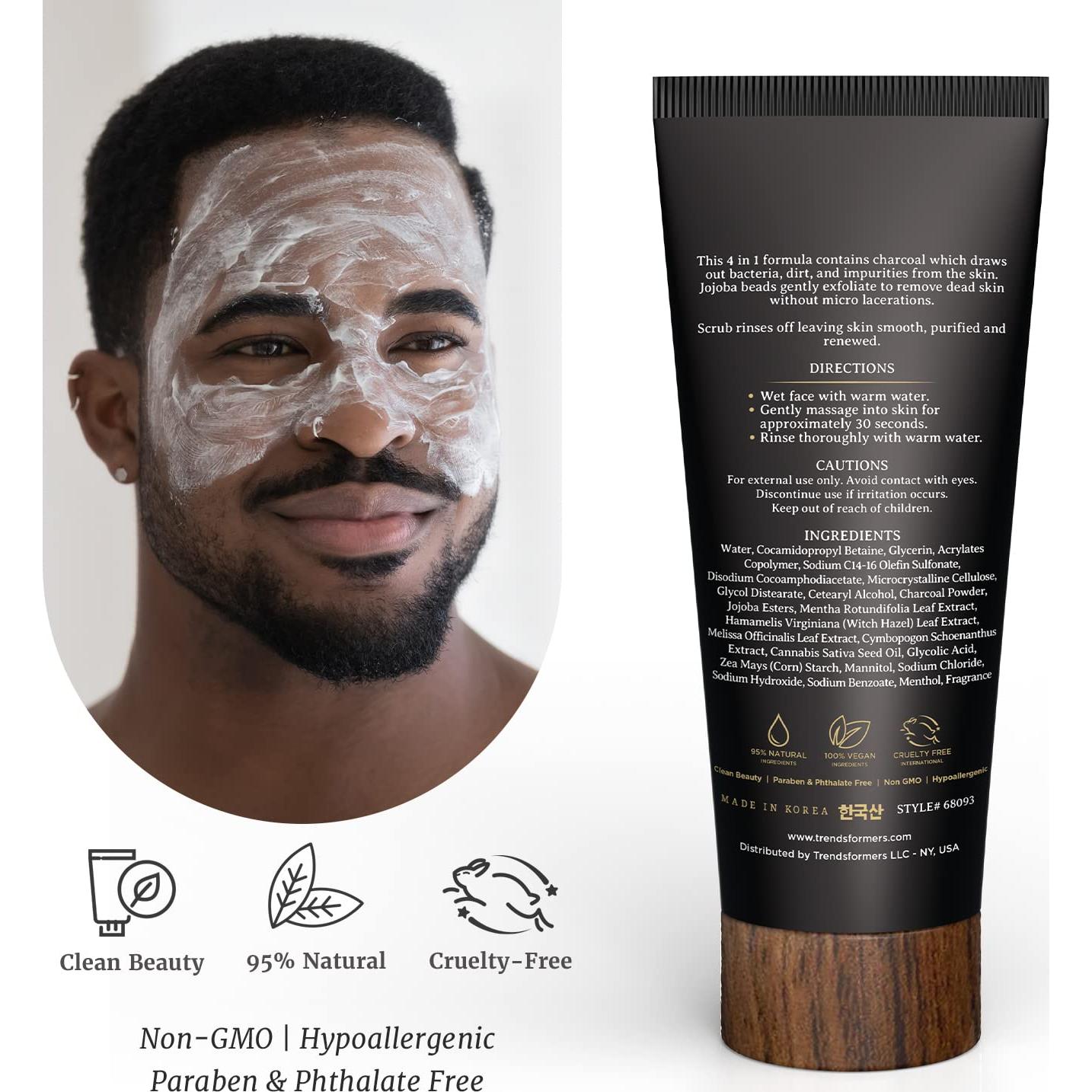 Exfoliante Facial Carbón y Jojoba Azure 141.75 g - Limpieza Profunda