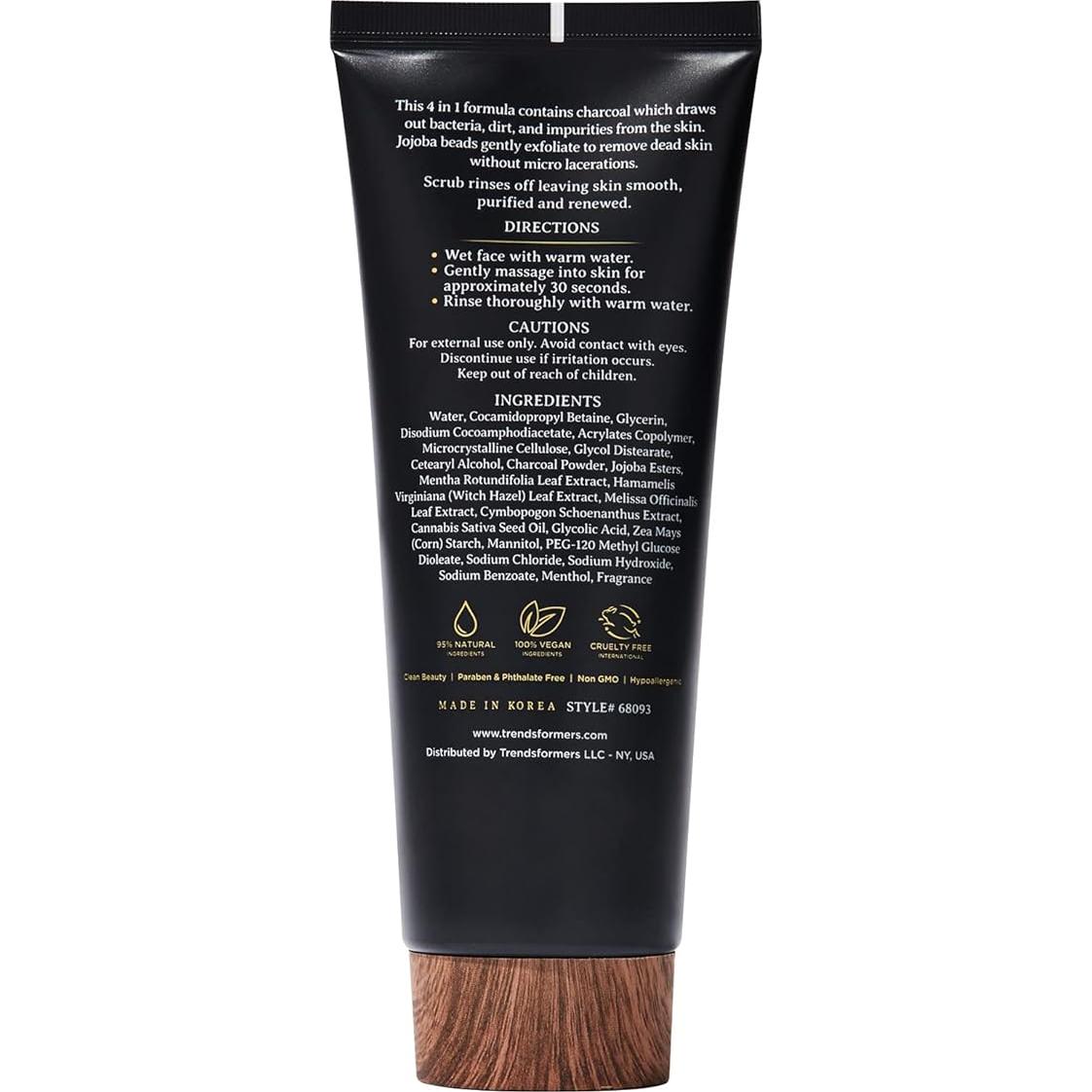 Exfoliante Facial Carbón y Jojoba Azure 141.75 g - Limpieza Profunda