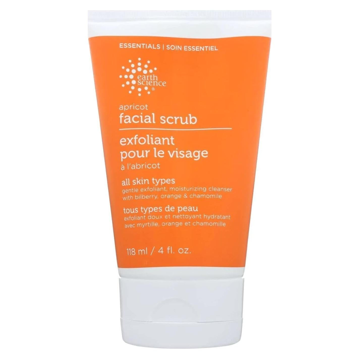 Exfoliante Facial Suave Earth Science Albaricoque 113 g