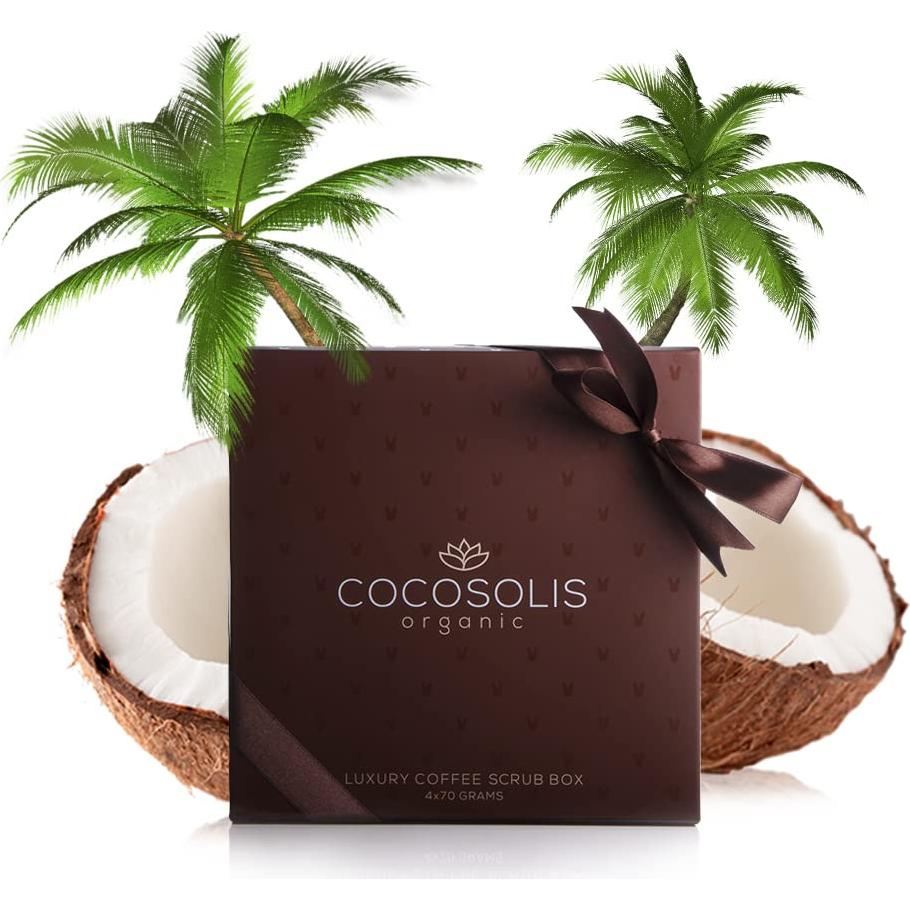 Juego de Exfoliantes COCOSOLIS Café Arabica 4 Paquetes 280g