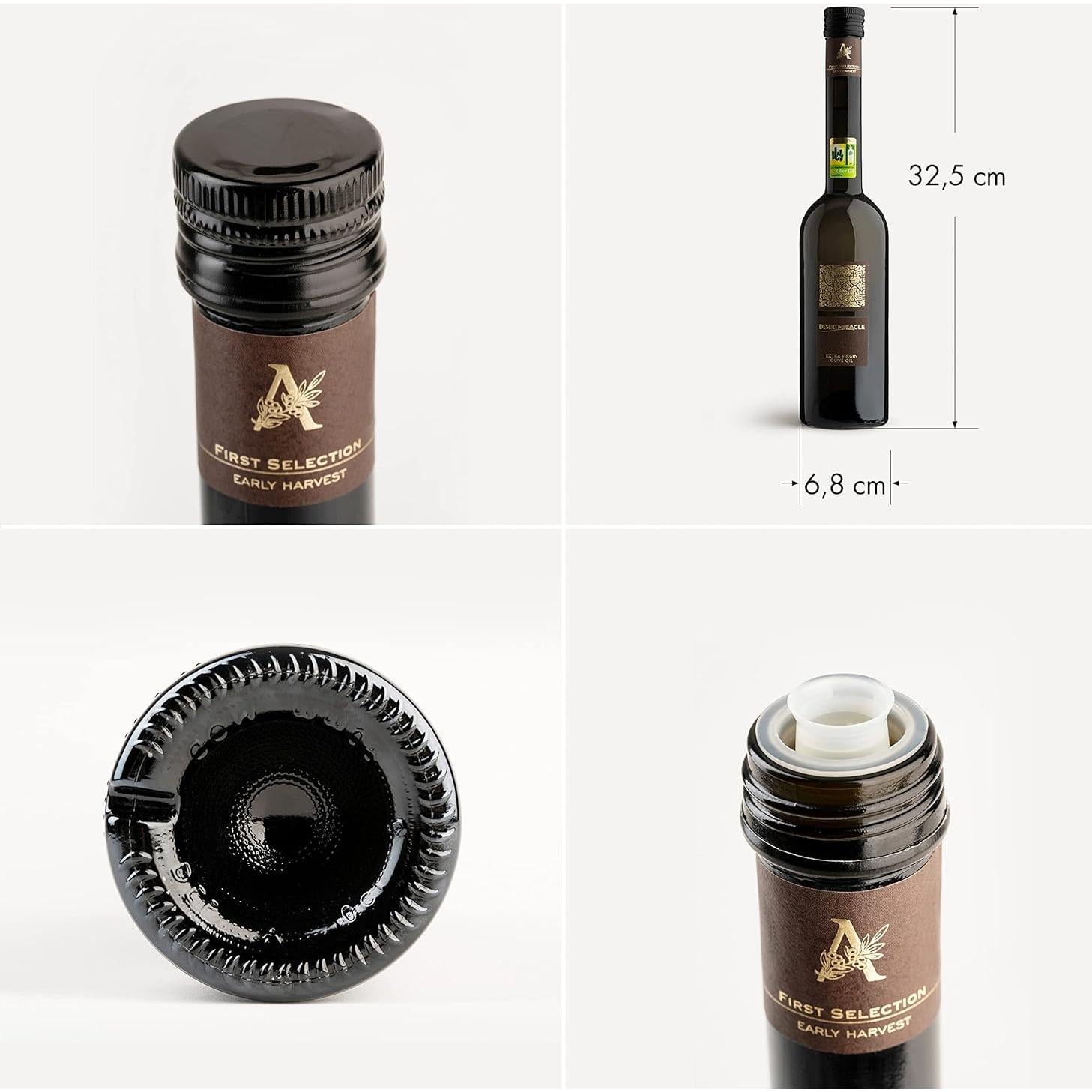 Aceite de Oliva Virgen Extra Orgánico Atlas 482g - Alto en Polifenoles