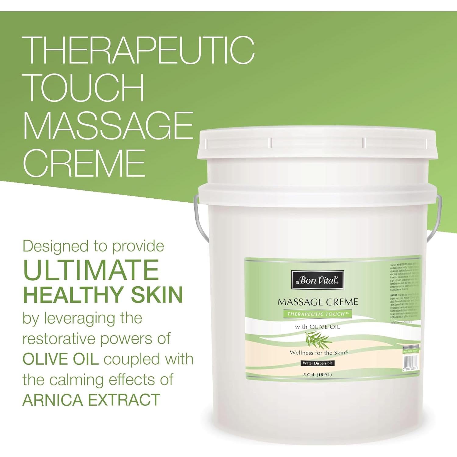 Crema de Masaje Bon Vital Therapeutic Touch 18.93L Hidratante