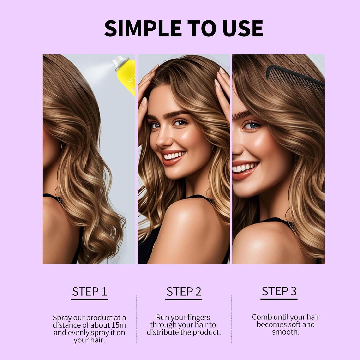 Spray de Aceite para Cabello SEVICH 80ml - Anti-Frizz y Brillo