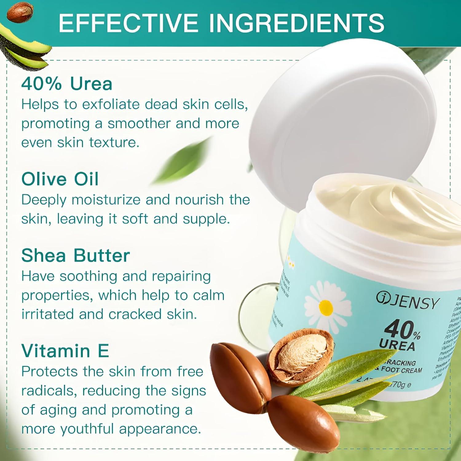 Crema para Manos y Pies Jensy 40% Urea 73.2 ml Hidratante