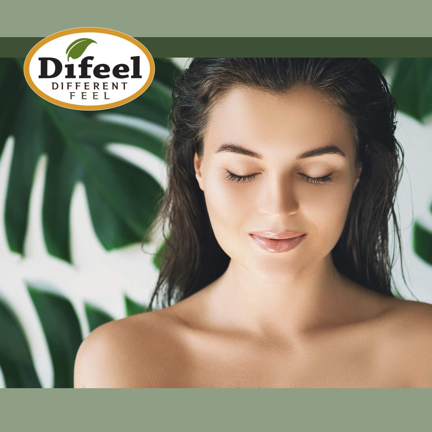 Difeel Aceite Natural para Cabello - Vitamina E 70 ml (Paquete de 6)