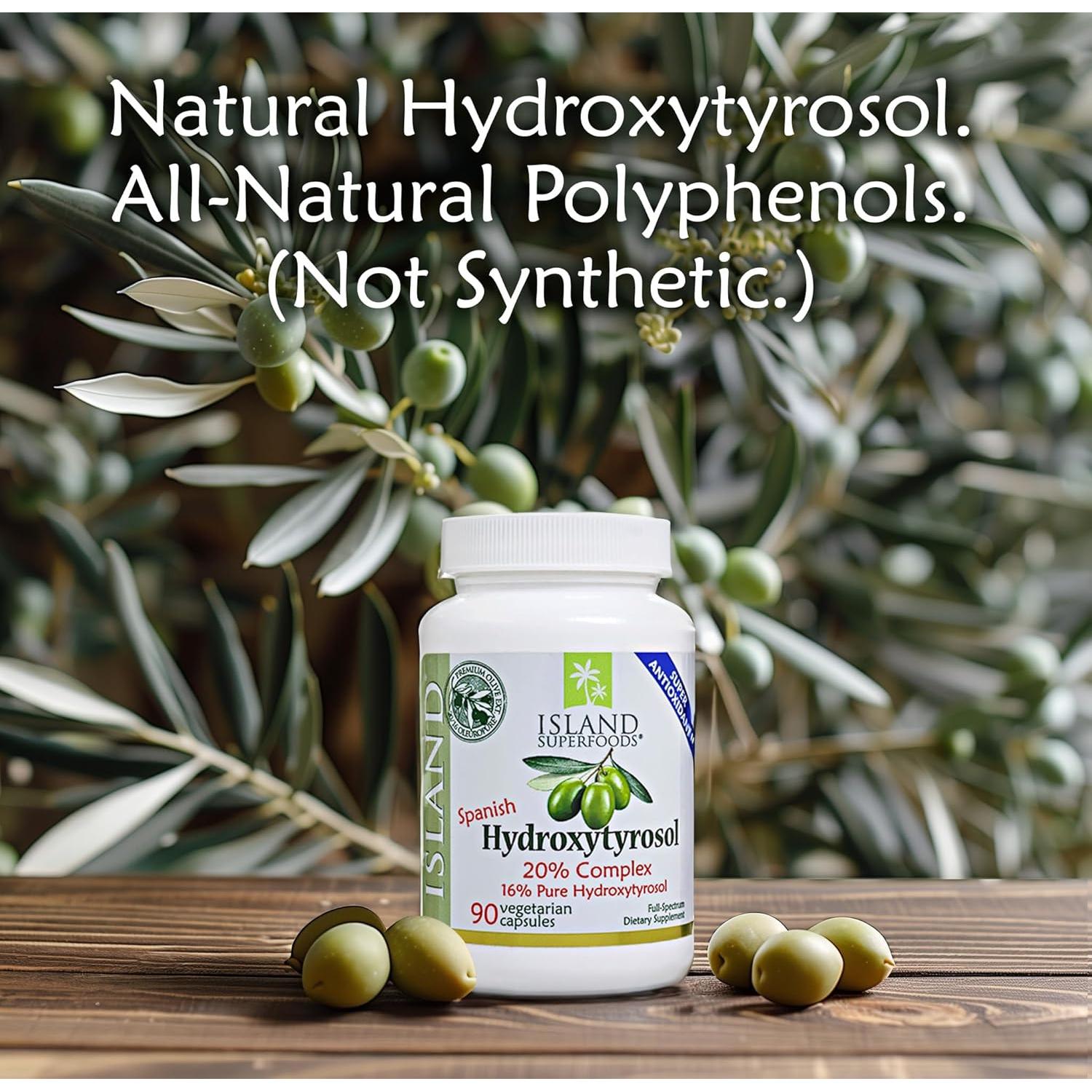 Hidroxitirosol 20% Island Nutrition 90 Cápsulas 100 mg