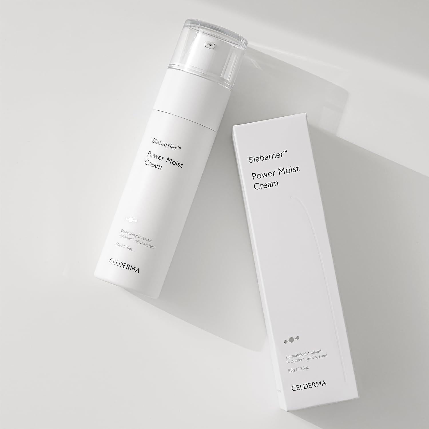 Crema Hidratante Power Moist Celderma 50g - Hidratación 48h