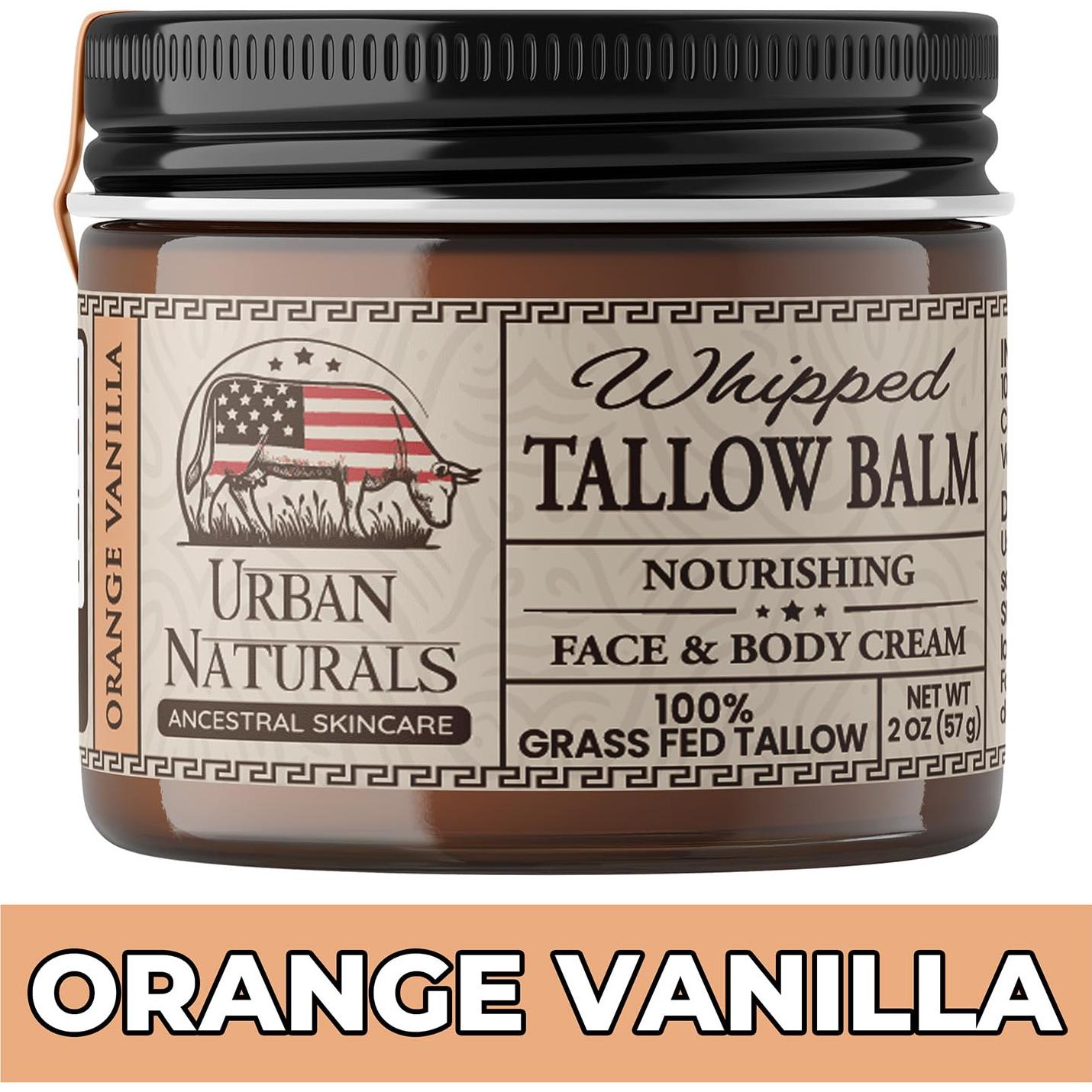 Bálsamo Hidratante de Tallow Urban Naturals 142g Naranja Vainilla