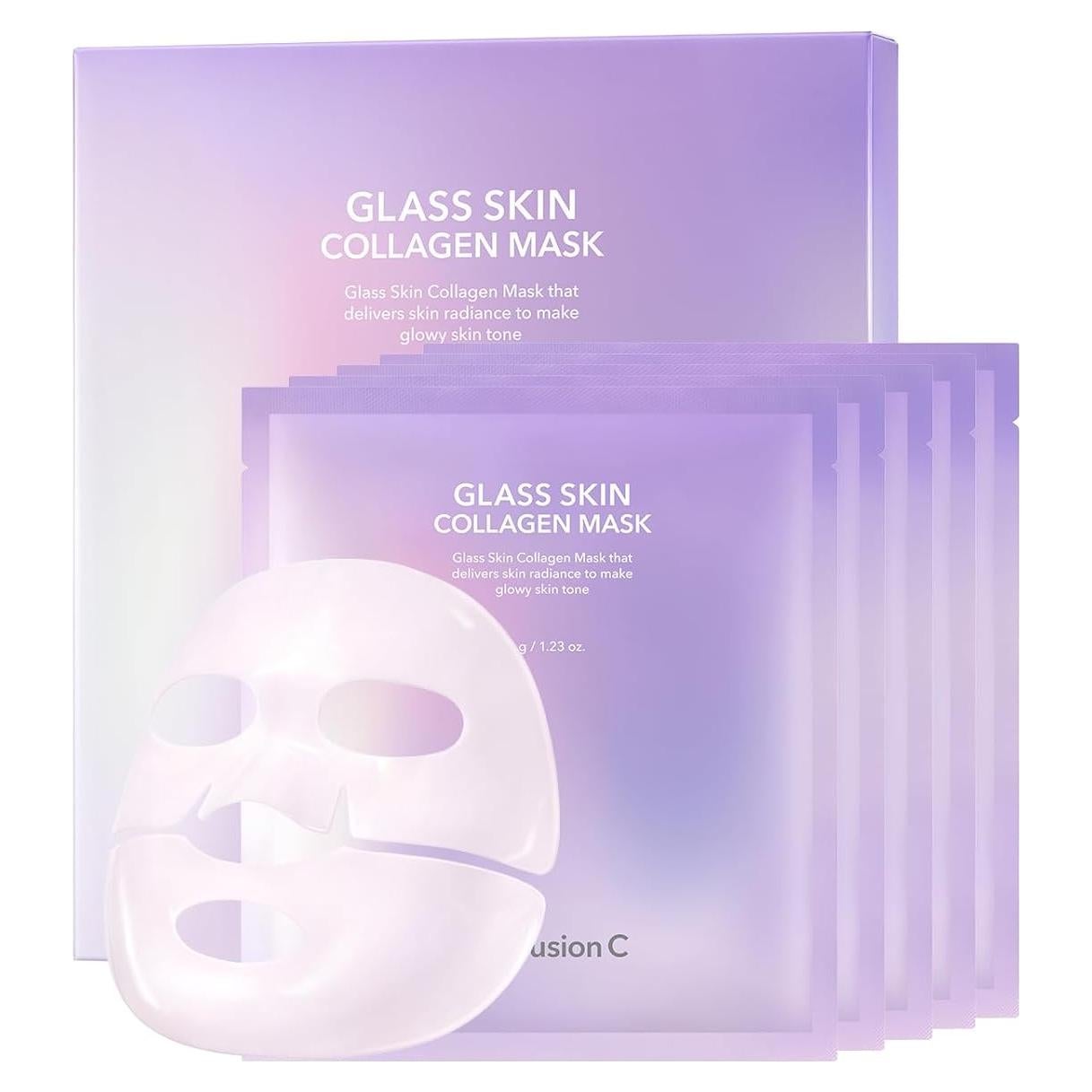Mascarilla Hidrogel Cell Fusion C Colágeno Glass Skin 5 Hojas