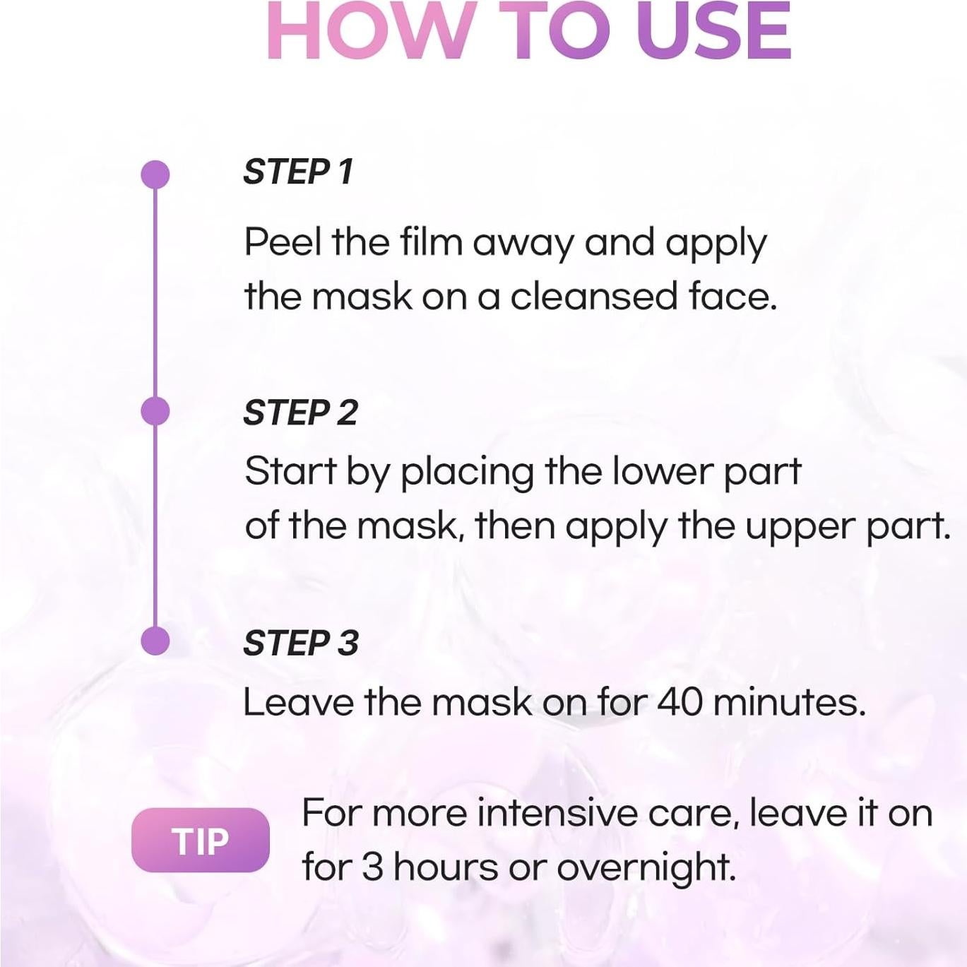 Mascarilla Hidrogel Cell Fusion C Colágeno Glass Skin 5 Hojas