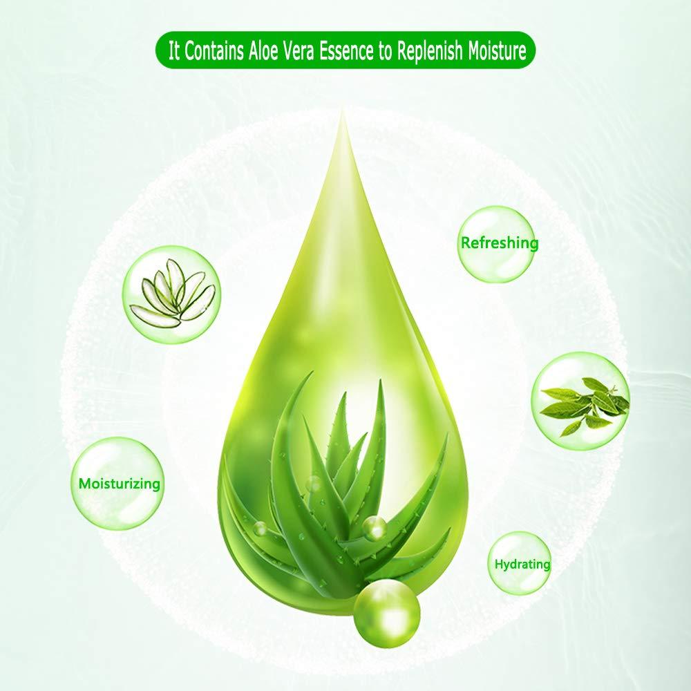 Hoja Facial Hidratante Aloe Vera PalNour 10 Piezas 25ml