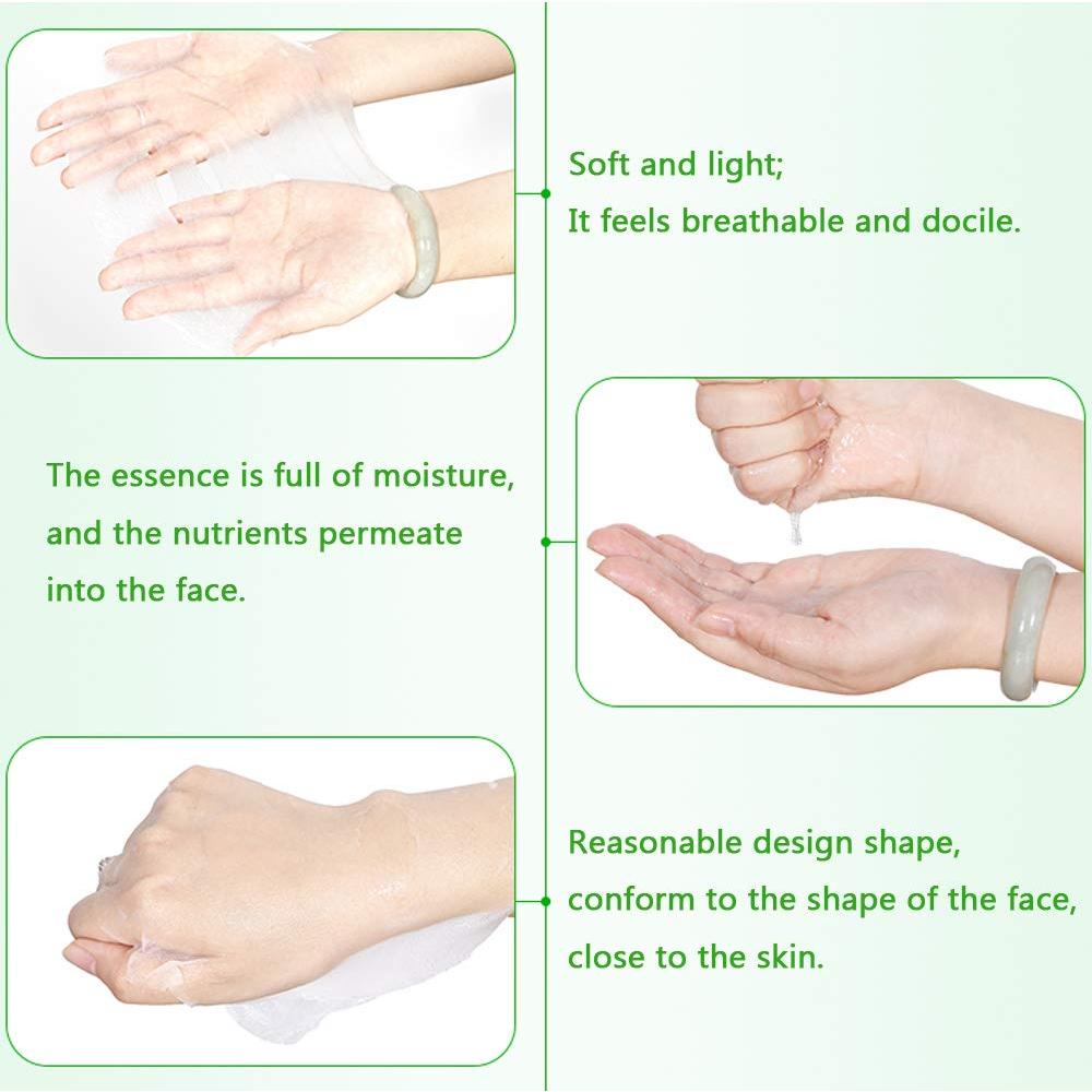 Hoja Facial Hidratante Aloe Vera PalNour 10 Piezas 25ml