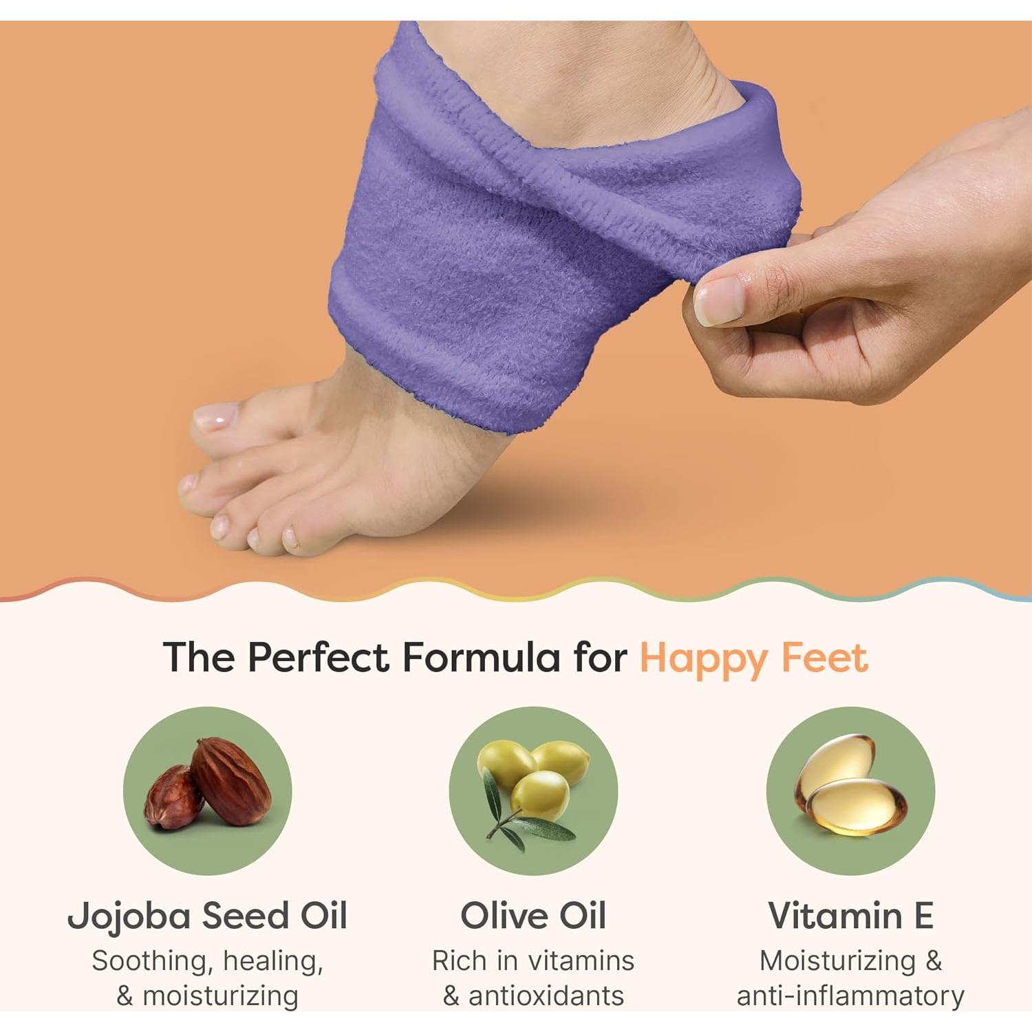 Calcetines Hidratantes ZenToes para Talones Agrietados - Regular