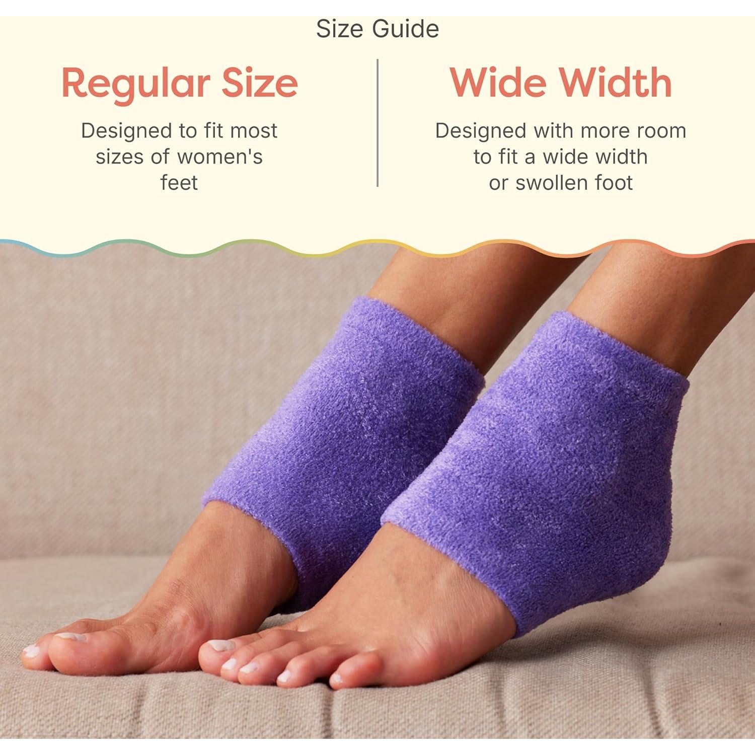 Calcetines Hidratantes ZenToes para Talones Agrietados - Regular